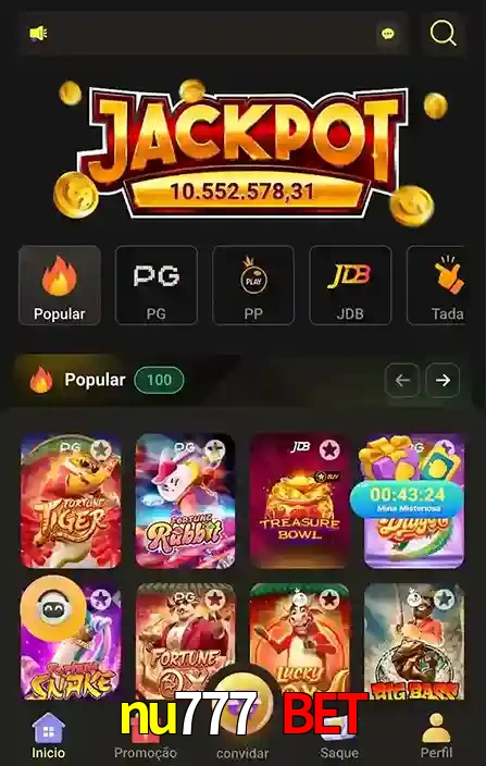 Promoções Especiais no nu777 bet App